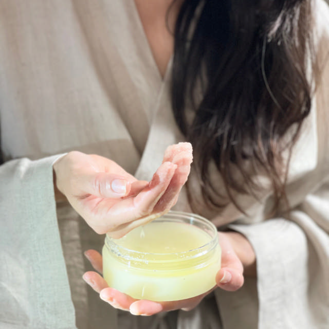 Badeanstalten Bodyscrub - Agurk og Mynte, 200 ml.