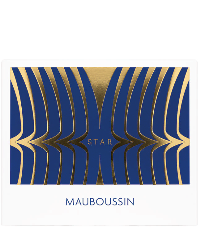 Mauboussin Star Prestige Set: EDP 90 ml. + Body Lotion 75 ml. + Travel Spray EDP 20 ml. + Shiny Gold Mauboussin Pouch
